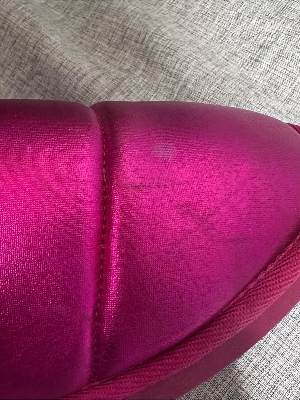 Juicy Couture kreed Metallic Hot fuchsia Fur Cuff Winter Boots